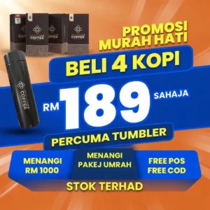 4 Kotak Kopi Madad + 1 Tumblr