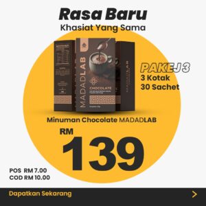 3 KOTAK COKLAT MADAD