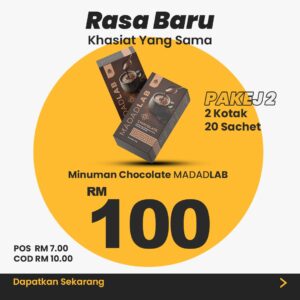 2 KOTAK COKLAT MADAD